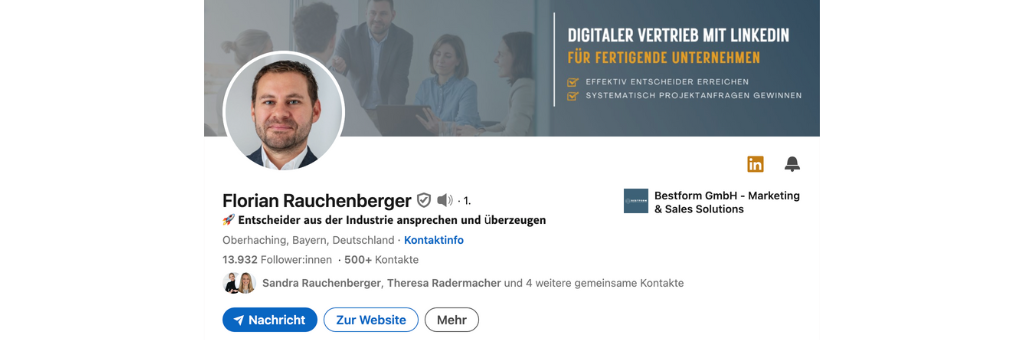 LinkedIn in der Fertigungsindustrie: 3 Tipps für effektives Netzwerken