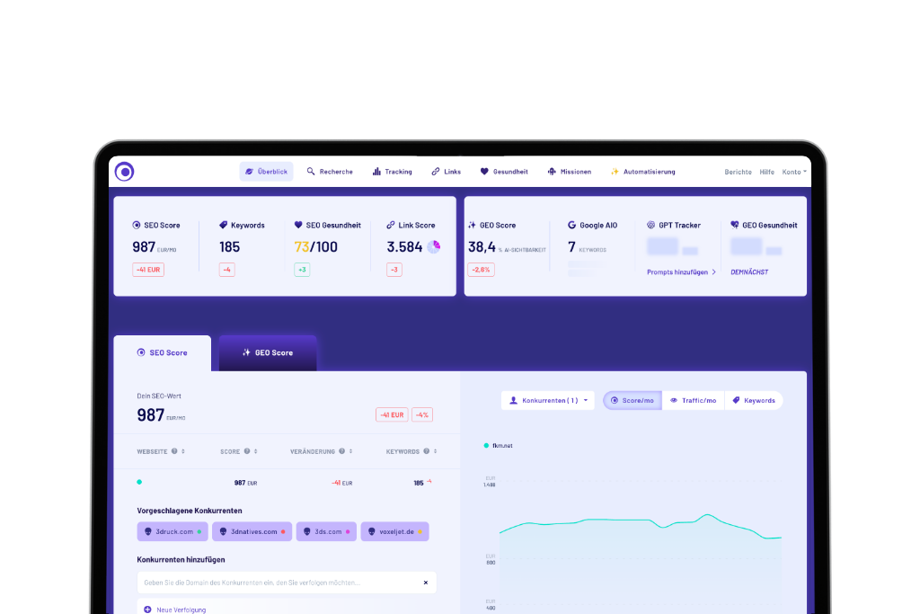 SEA Analyse Dashboard