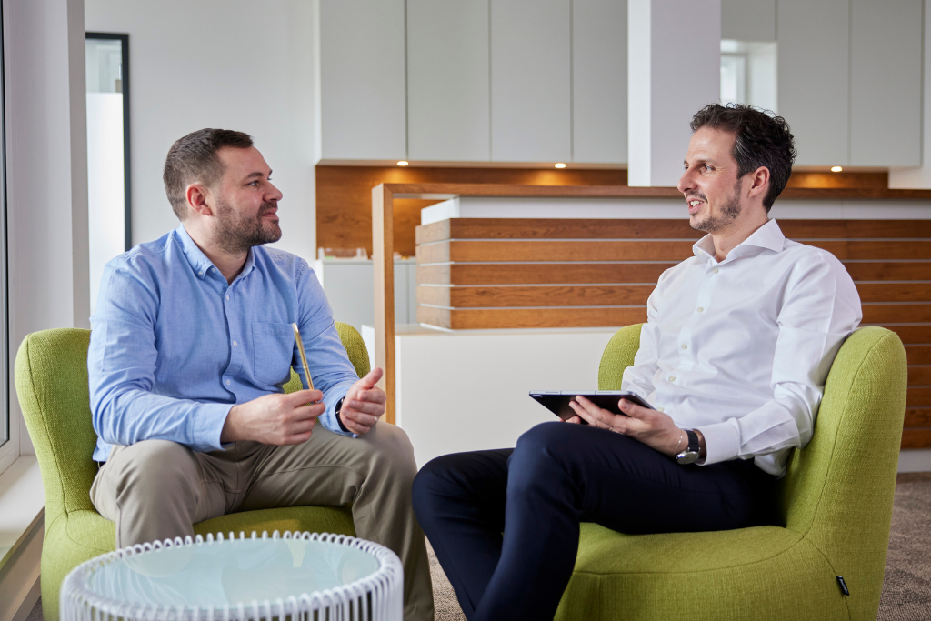 LinkedIn Beratungsgespräch mit Kunde